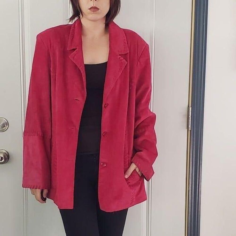 Pink Suede Jacket
